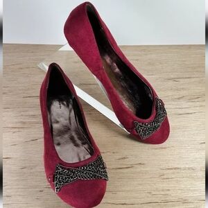Cloud Walkers Classy Red Flats Size 12 🌴